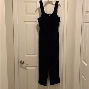 Corduroy Blue Overalls